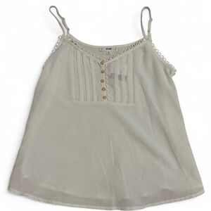 Sheer white tank top